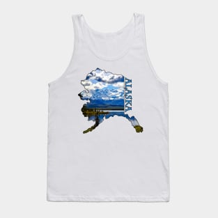 State of Alaska Outline Tank Top